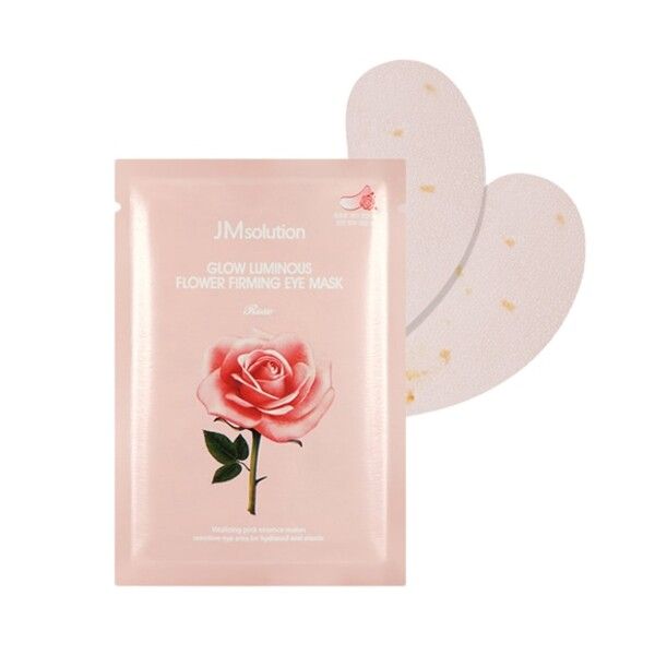 Маска для области вокруг глаз JMSolution GLOW LUMINOUS FLOWER FIRMING EYE MASK Rose