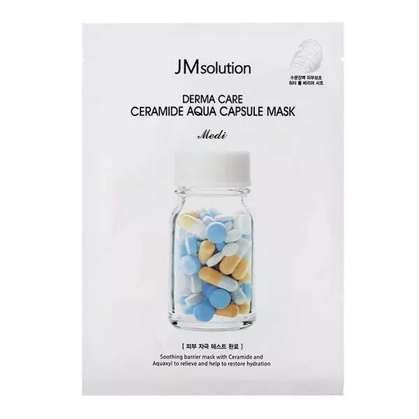 Маска с керамидами с березовым соком JM SOLUTION DERMA CARE CERAMIDE AQUA CAPSULE MASK